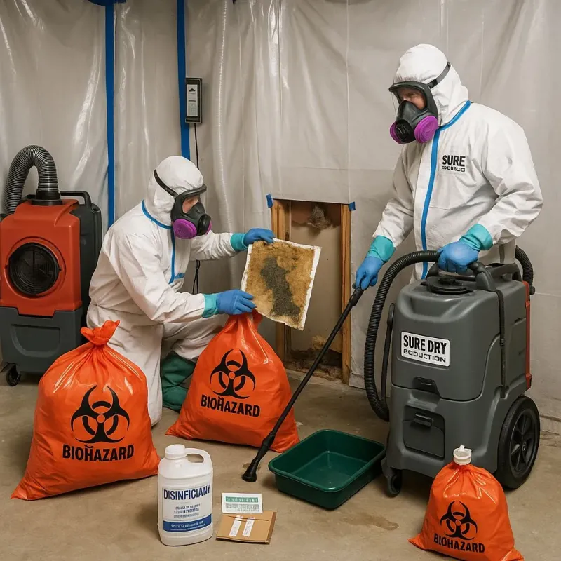 Contaminated Water Handling Protocols process in Hoopers Creek, NC